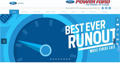 Desktop Screenshot of powerford.com.au