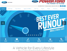 Tablet Screenshot of powerford.com.au