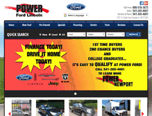 Tablet Screenshot of powerford.com